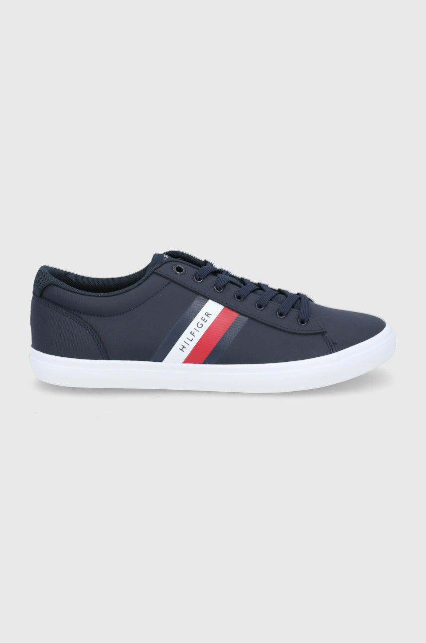 Tommy Hilfiger Кожени обувки в тъмносиньо - Pepit.bg