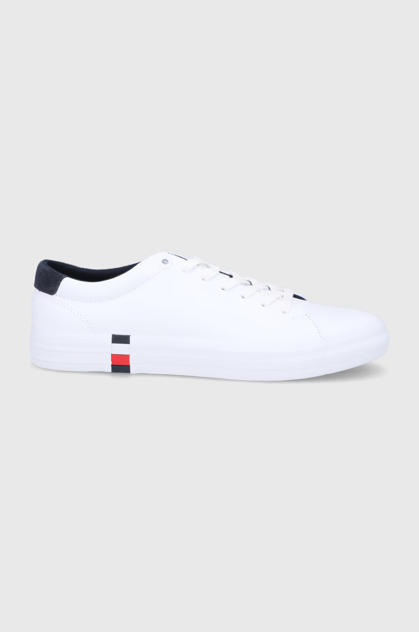 Tommy Hilfiger Кожени обувки в бяло - Pepit.bg