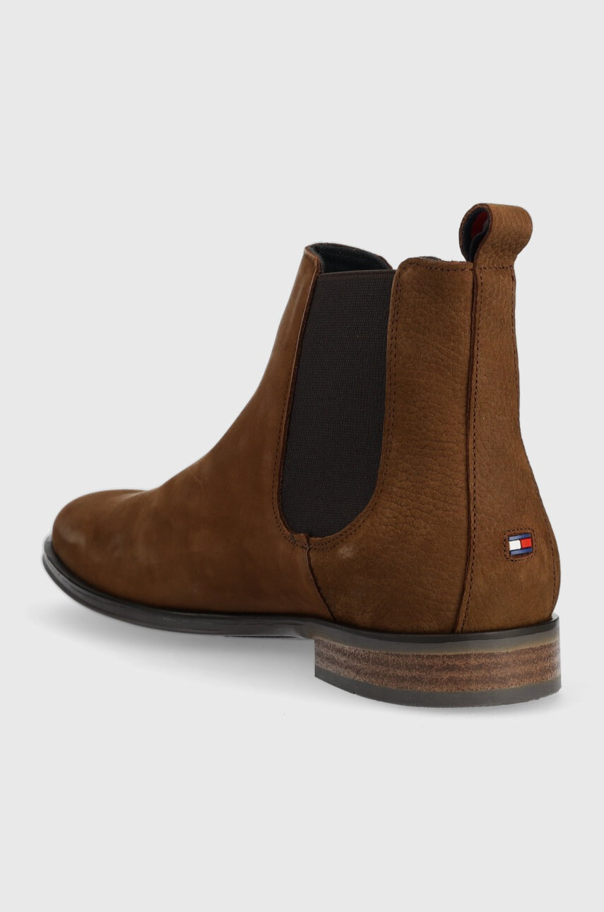 Tommy Hilfiger Кожени обувки в кафяво - Pepit.bg