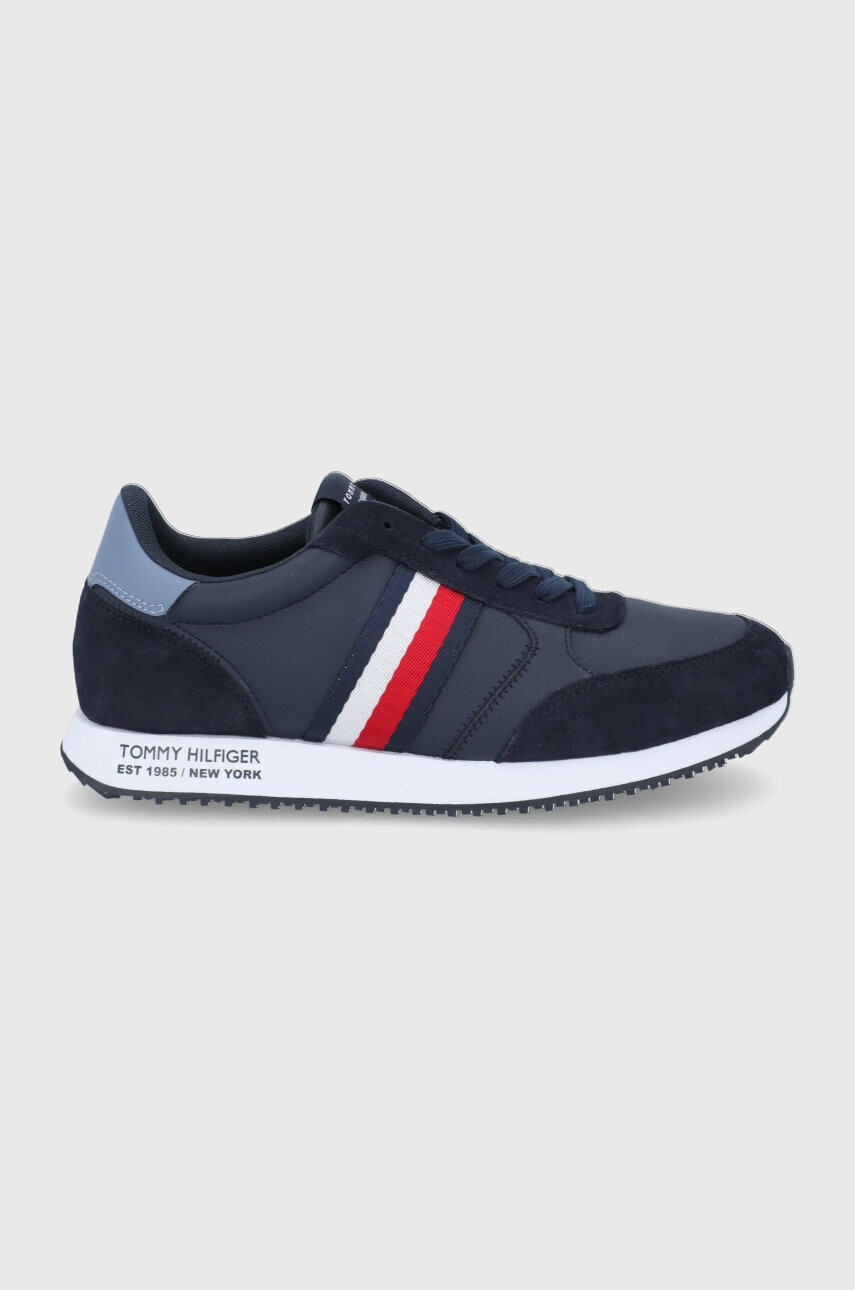 Tommy Hilfiger Кожени обувки в черно - Pepit.bg