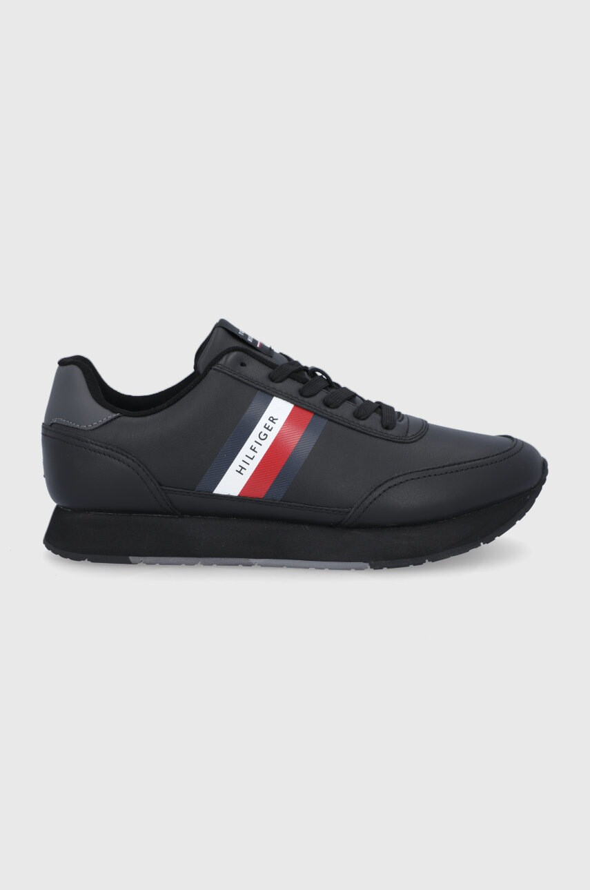 Tommy Hilfiger Кожени обувки в прозрачен цвят с равна подметка - Pepit.bg