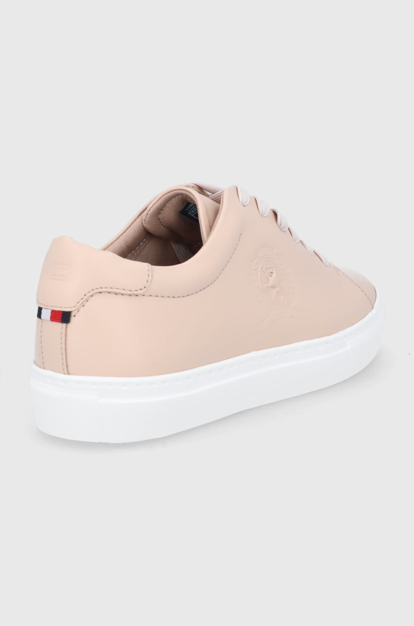 Tommy Hilfiger Кожени обувки в прозрачен цвят с равна подметка - Pepit.bg