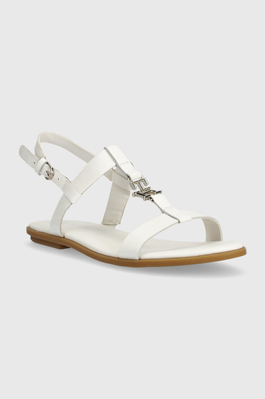 Tommy Hilfiger Кожени сандали TH FLAT SANDAL - Pepit.bg