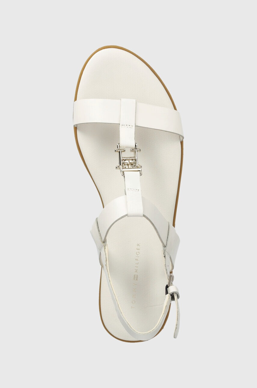 Tommy Hilfiger Кожени сандали TH FLAT SANDAL - Pepit.bg