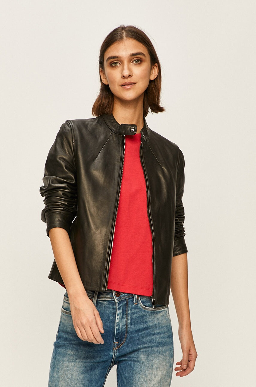 Tommy Hilfiger Koжено яке - Pepit.bg