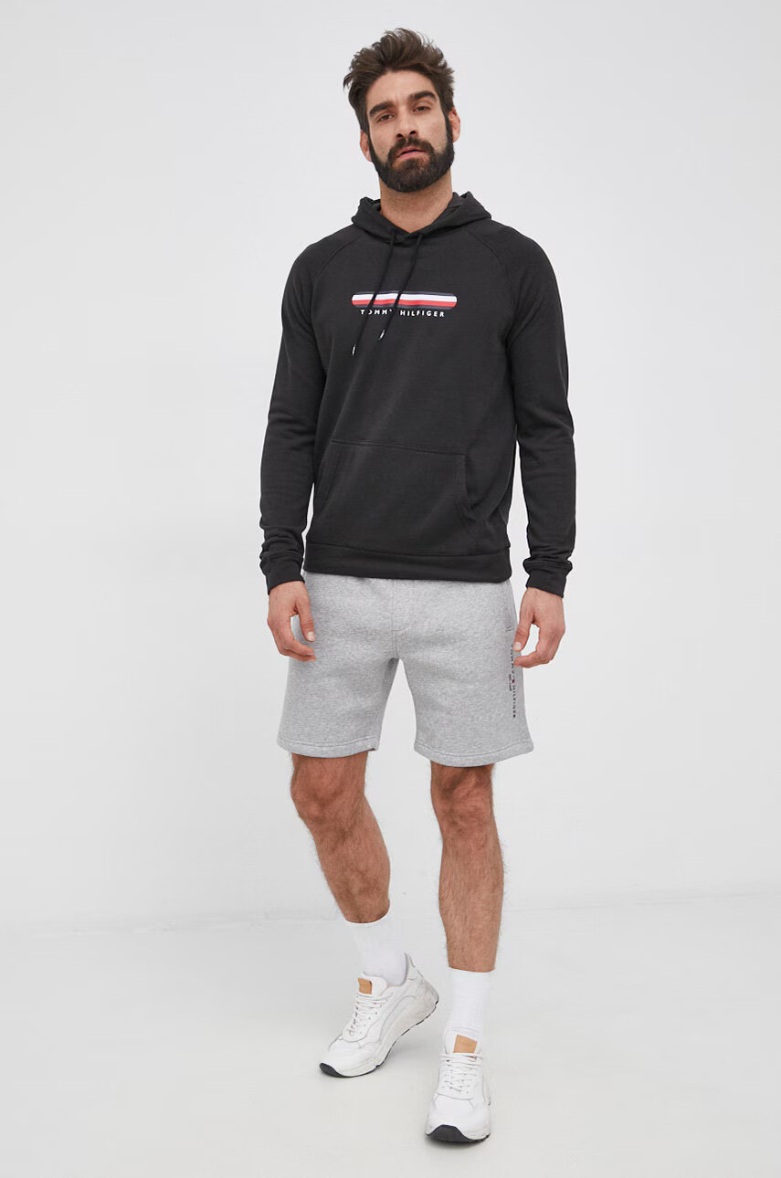 Tommy Hilfiger Къс панталон мъжки в сиво - Pepit.bg