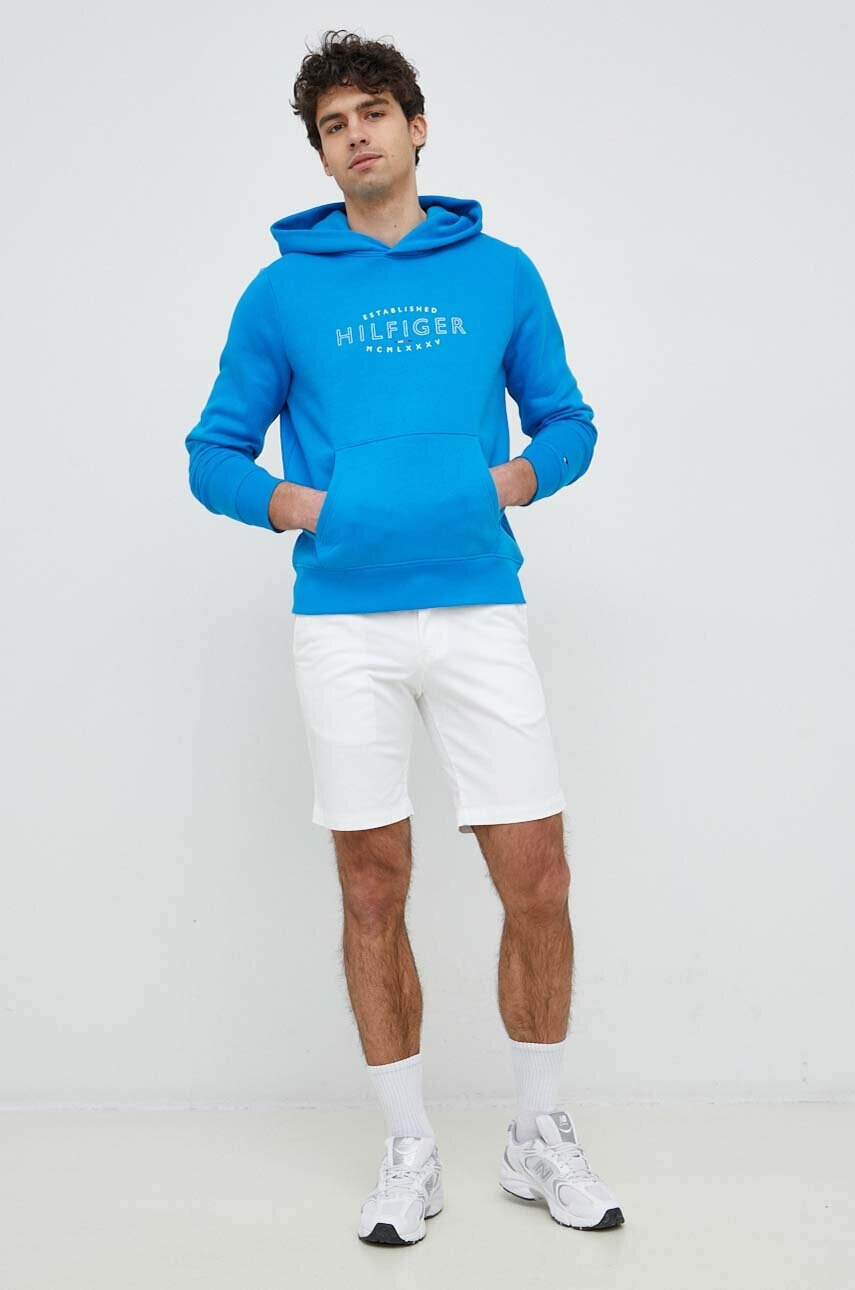 Tommy Hilfiger Къс панталон в бяло - Pepit.bg