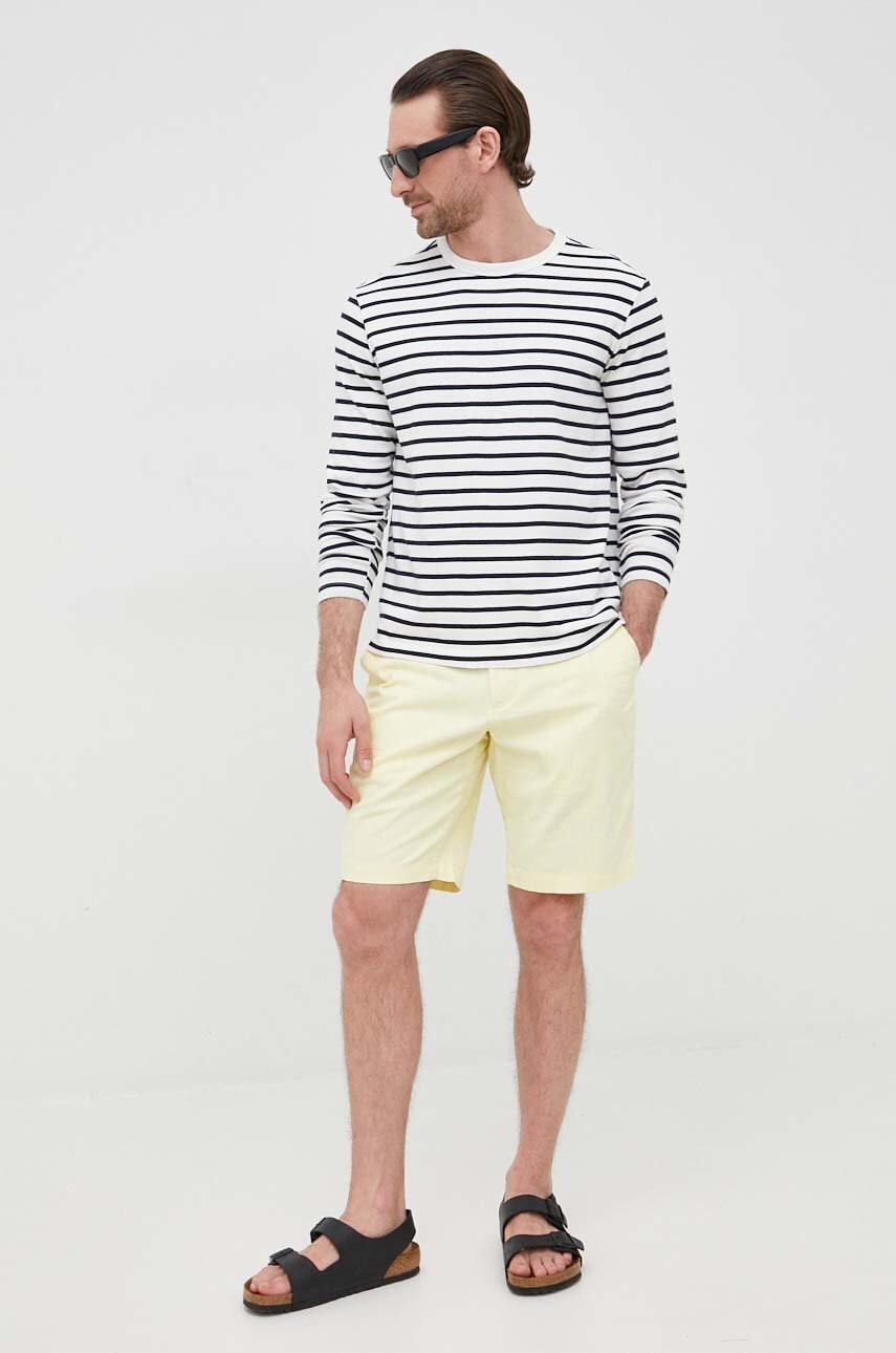 Tommy Hilfiger Къси панталони Harlem 1985 в жълто - Pepit.bg