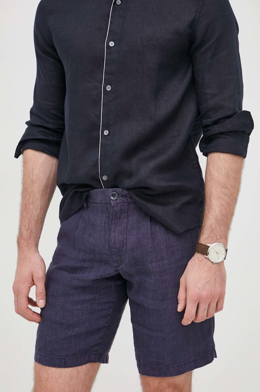 Tommy Hilfiger Ленен къс панталон Brooklyn - Pepit.bg