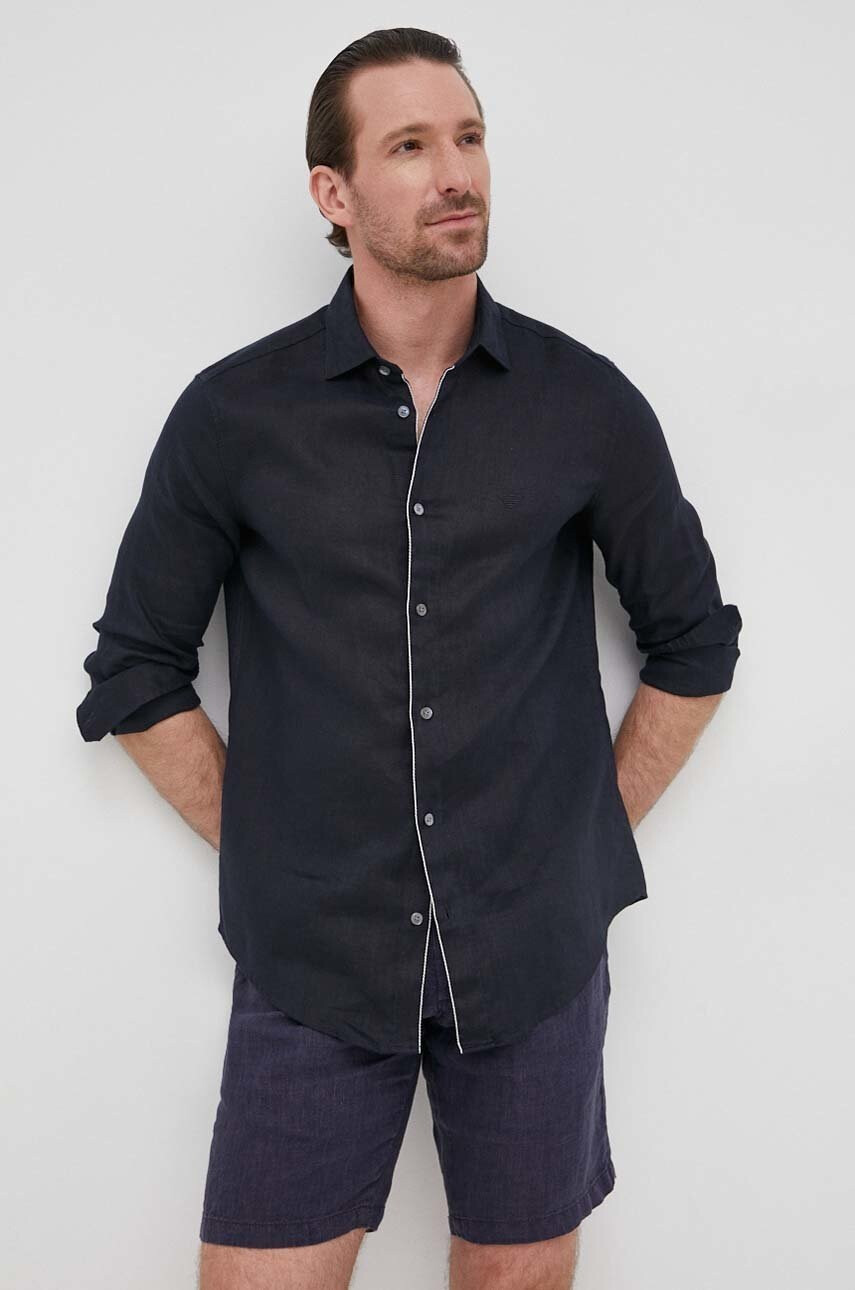 Tommy Hilfiger Ленен къс панталон Brooklyn - Pepit.bg