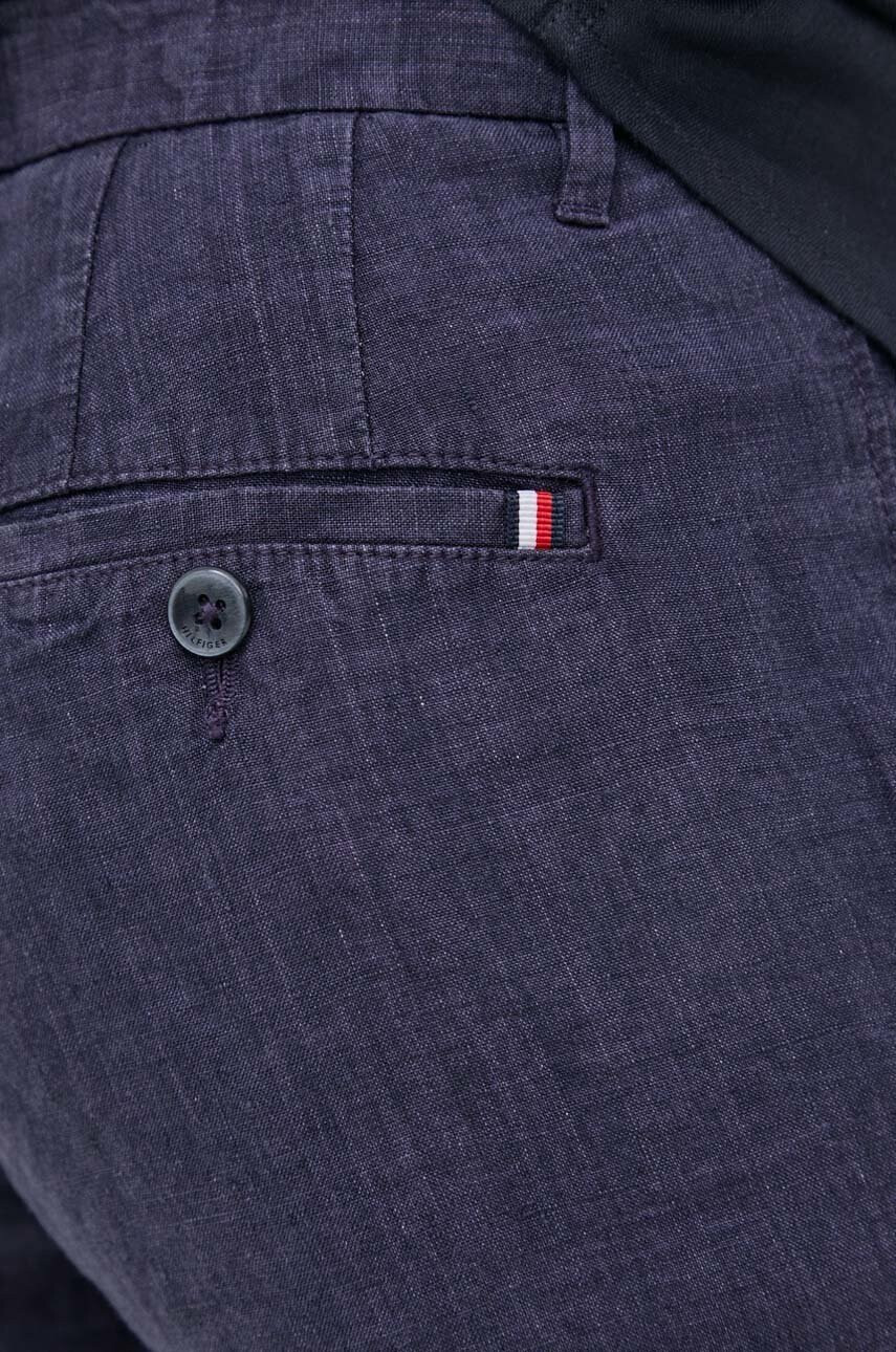 Tommy Hilfiger Ленен къс панталон Brooklyn - Pepit.bg
