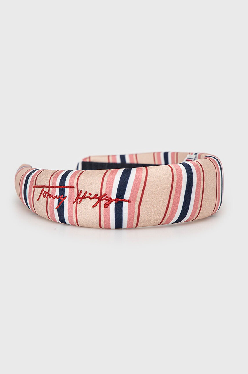 Tommy Hilfiger Лента за глава Iconic в бежово - Pepit.bg