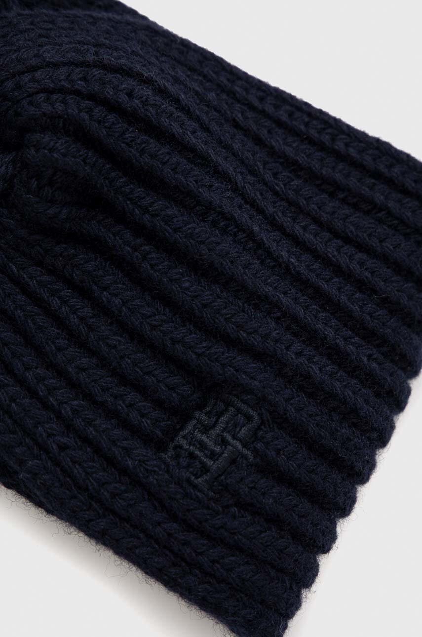 Tommy Hilfiger Лента за глава с вълна в тъмносиньо - Pepit.bg