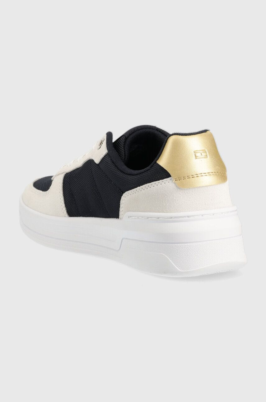 Tommy Hilfiger Маратонки BASKET SNEAKER WITH WEBBING GOLD в тъмносиньо FW0FW07175 - Pepit.bg