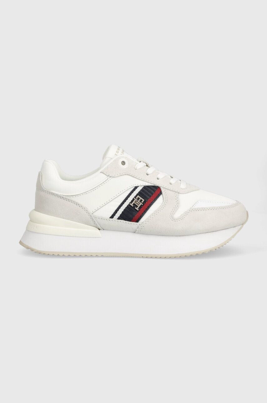 Tommy Hilfiger Маратонки CORP WEBBING RUNNER в бяло FW0FW07466 - Pepit.bg