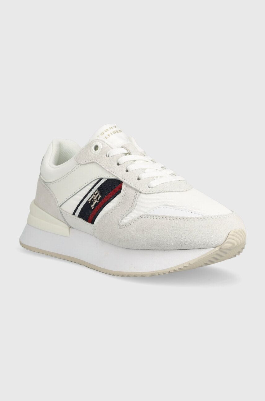 Tommy Hilfiger Маратонки CORP WEBBING RUNNER в бяло FW0FW07466 - Pepit.bg