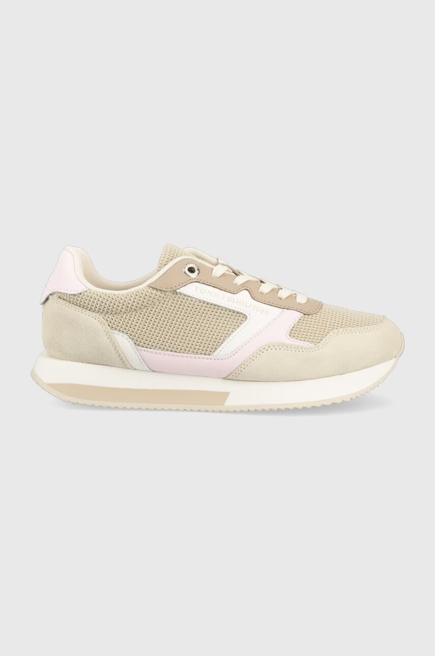 Tommy Hilfiger Маратонки ESSENTIAL MESH RUNNER в бежово FW0FW07381 - Pepit.bg