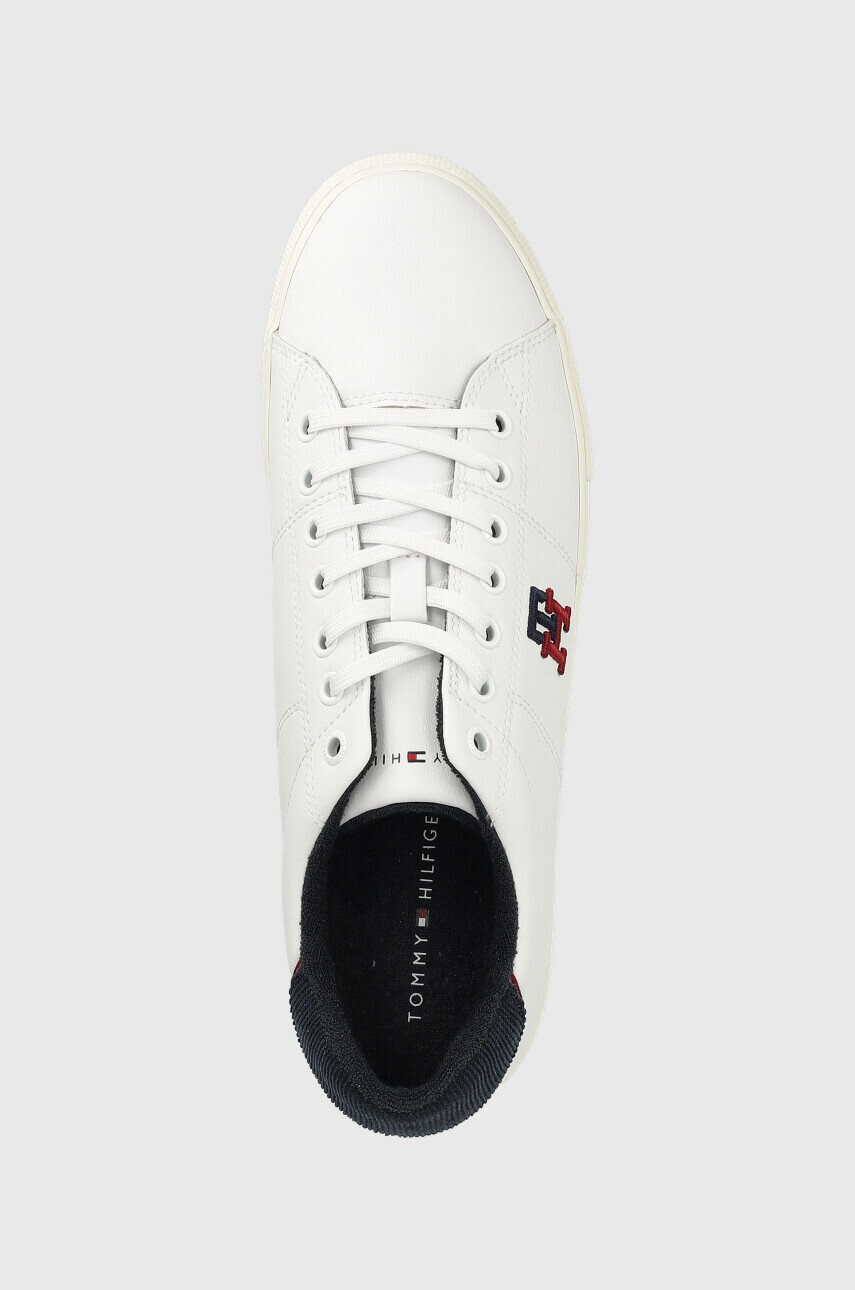 Tommy Hilfiger Маратонки Fm0fm04350 Core Vulc Varsity Monogram в бяло - Pepit.bg