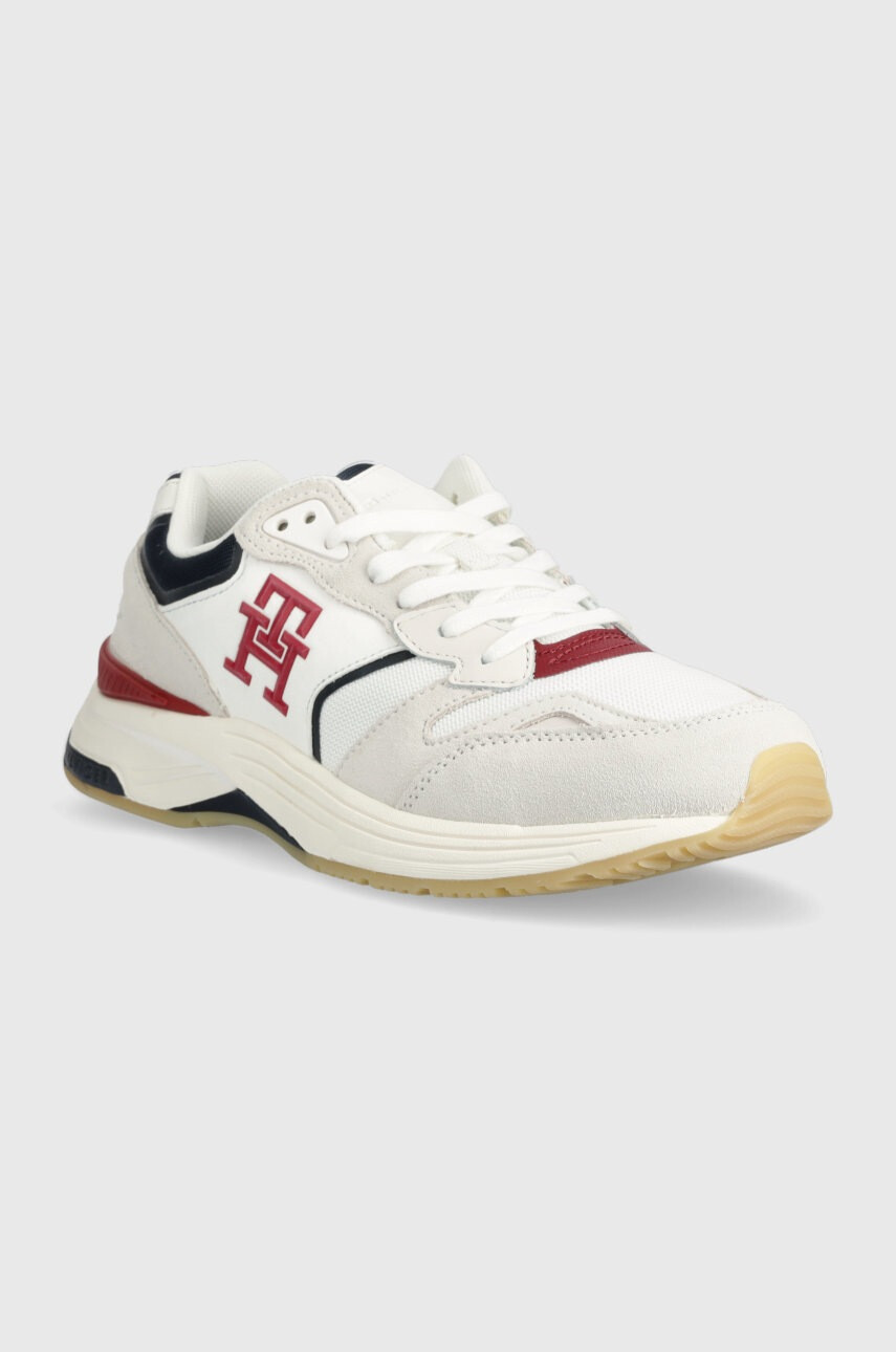 Tommy Hilfiger Маратонки FM0FM04360 MODERN PREP MIX RWB в бяло - Pepit.bg