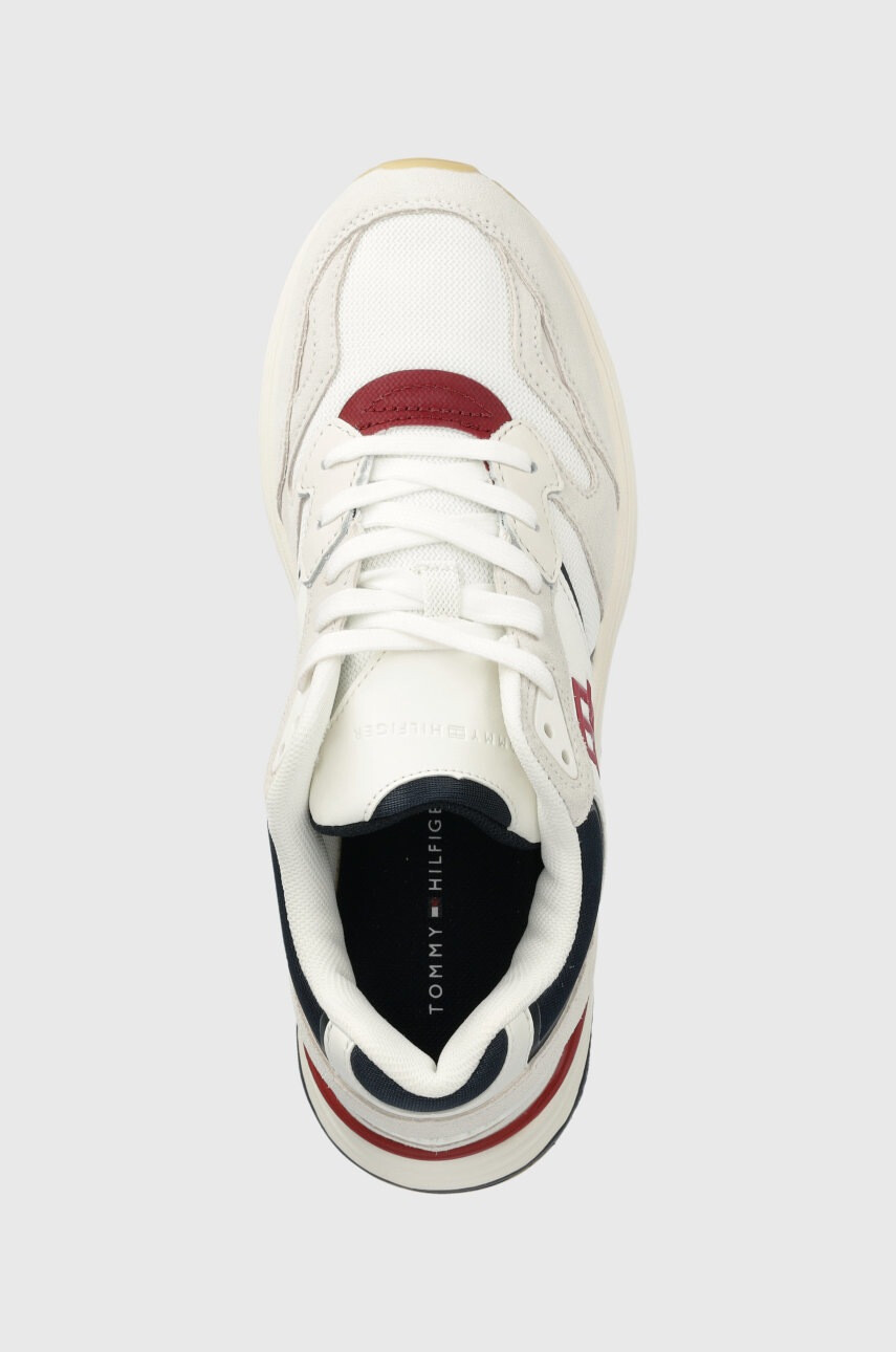 Tommy Hilfiger Маратонки FM0FM04360 MODERN PREP MIX RWB в бяло - Pepit.bg