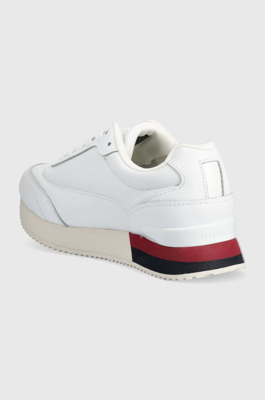 Tommy Hilfiger Маратонки FW0FW06836 LUX LEATHER SNEAKER в бяло - Pepit.bg