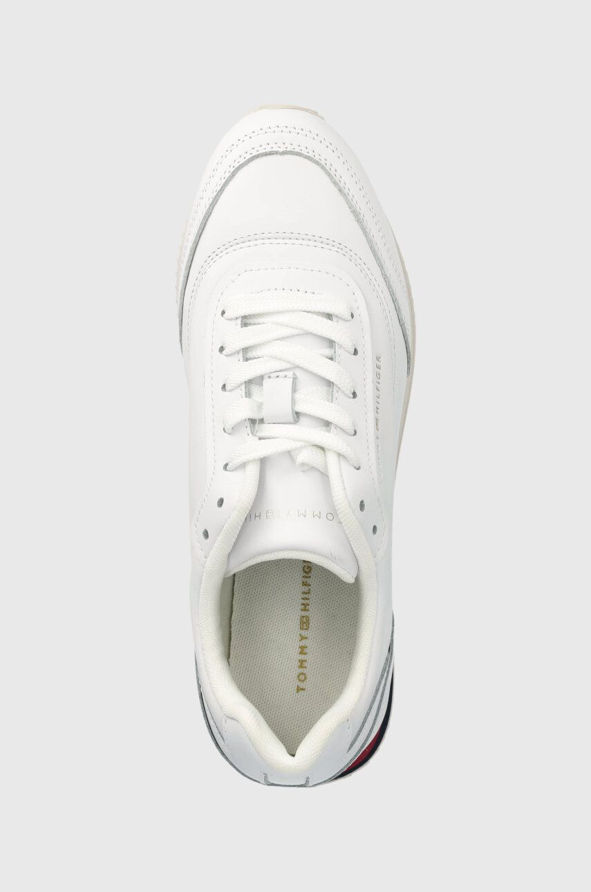 Tommy Hilfiger Маратонки FW0FW06836 LUX LEATHER SNEAKER в бяло - Pepit.bg