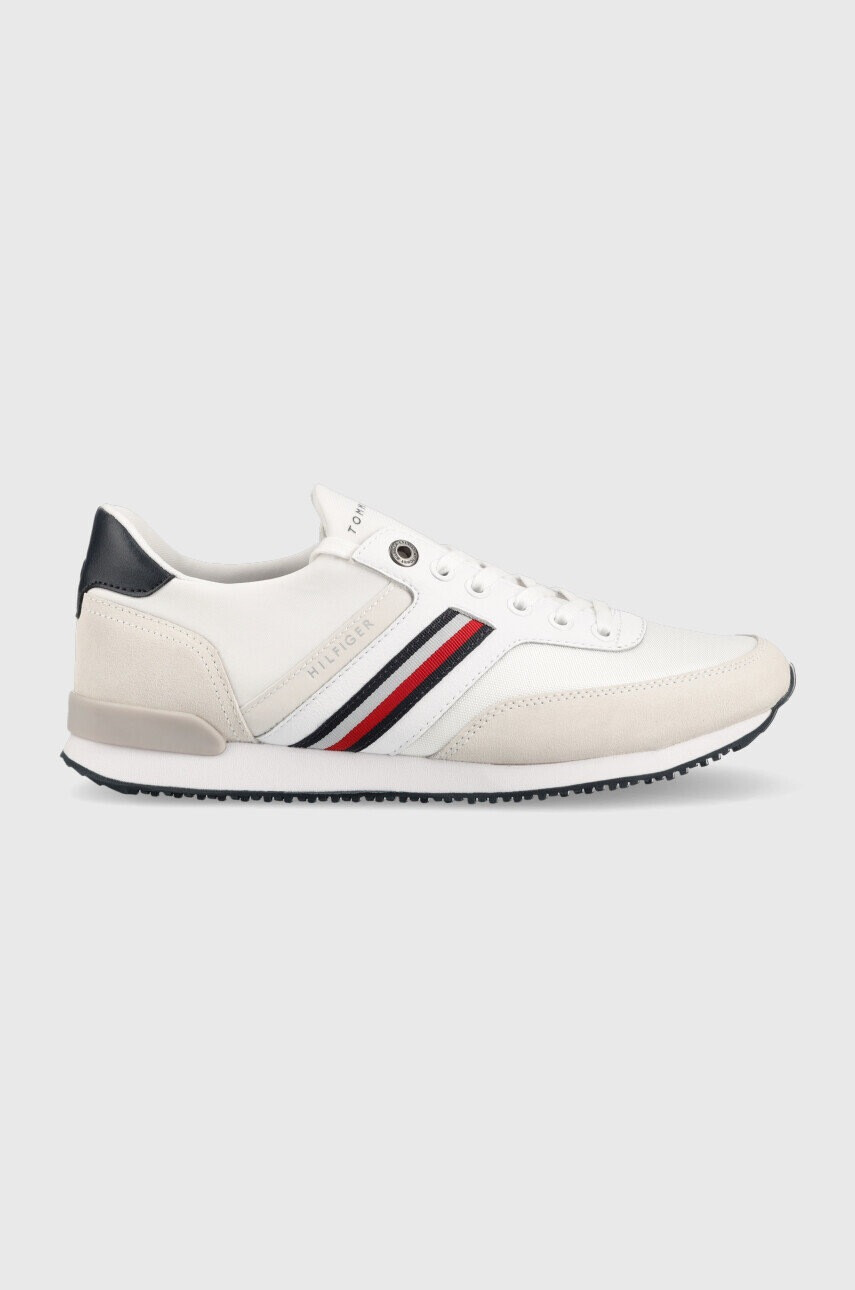 Tommy Hilfiger Маратонки Iconic Sock Runner Mix в бяло - Pepit.bg