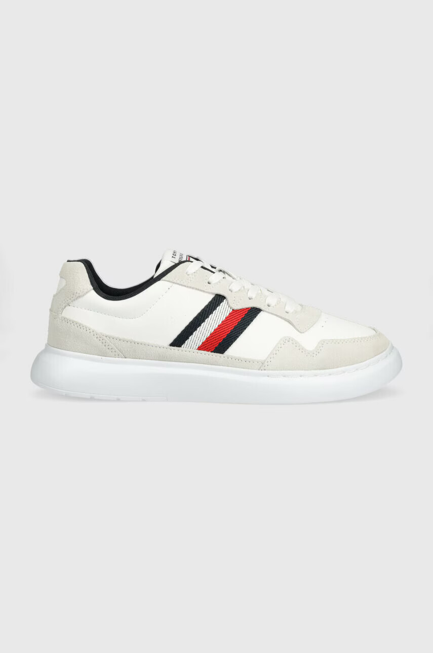 Tommy Hilfiger Маратонки LIGHTWEIGHT LEATHER MIX CUP в бяло FM0FM04427 - Pepit.bg
