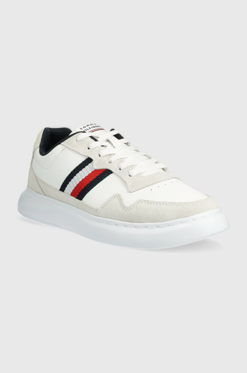 Tommy Hilfiger Маратонки LIGHTWEIGHT LEATHER MIX CUP в бяло FM0FM04427 - Pepit.bg
