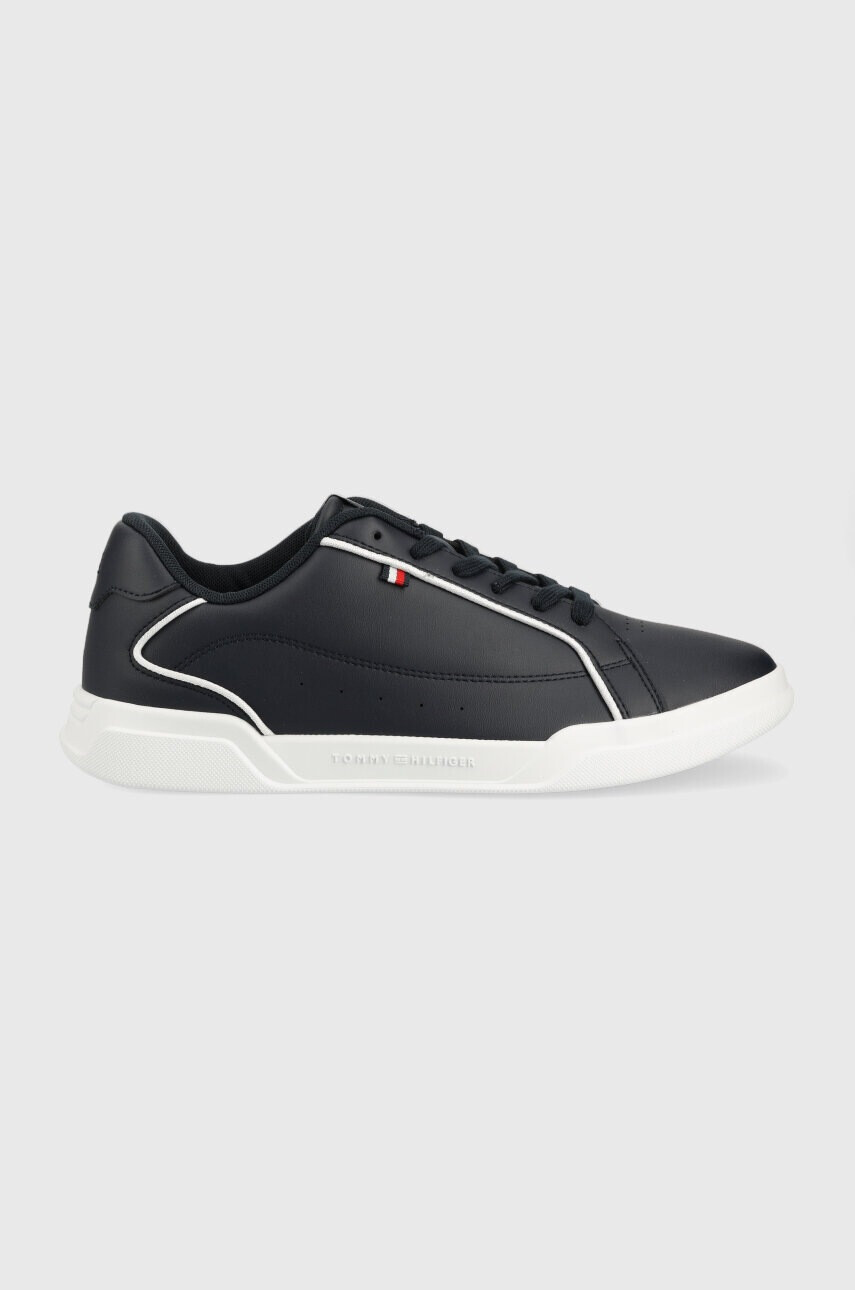 Tommy Hilfiger Маратонки LO CUP LEATHER в тъмносиньо FM0FM04429 - Pepit.bg