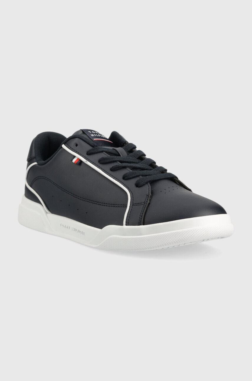 Tommy Hilfiger Маратонки LO CUP LEATHER в тъмносиньо FM0FM04429 - Pepit.bg