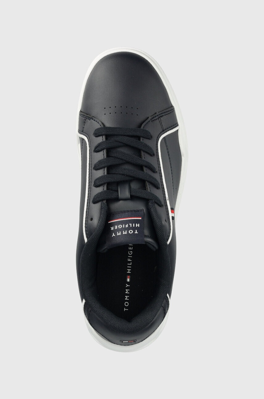 Tommy Hilfiger Маратонки LO CUP LEATHER в тъмносиньо FM0FM04429 - Pepit.bg