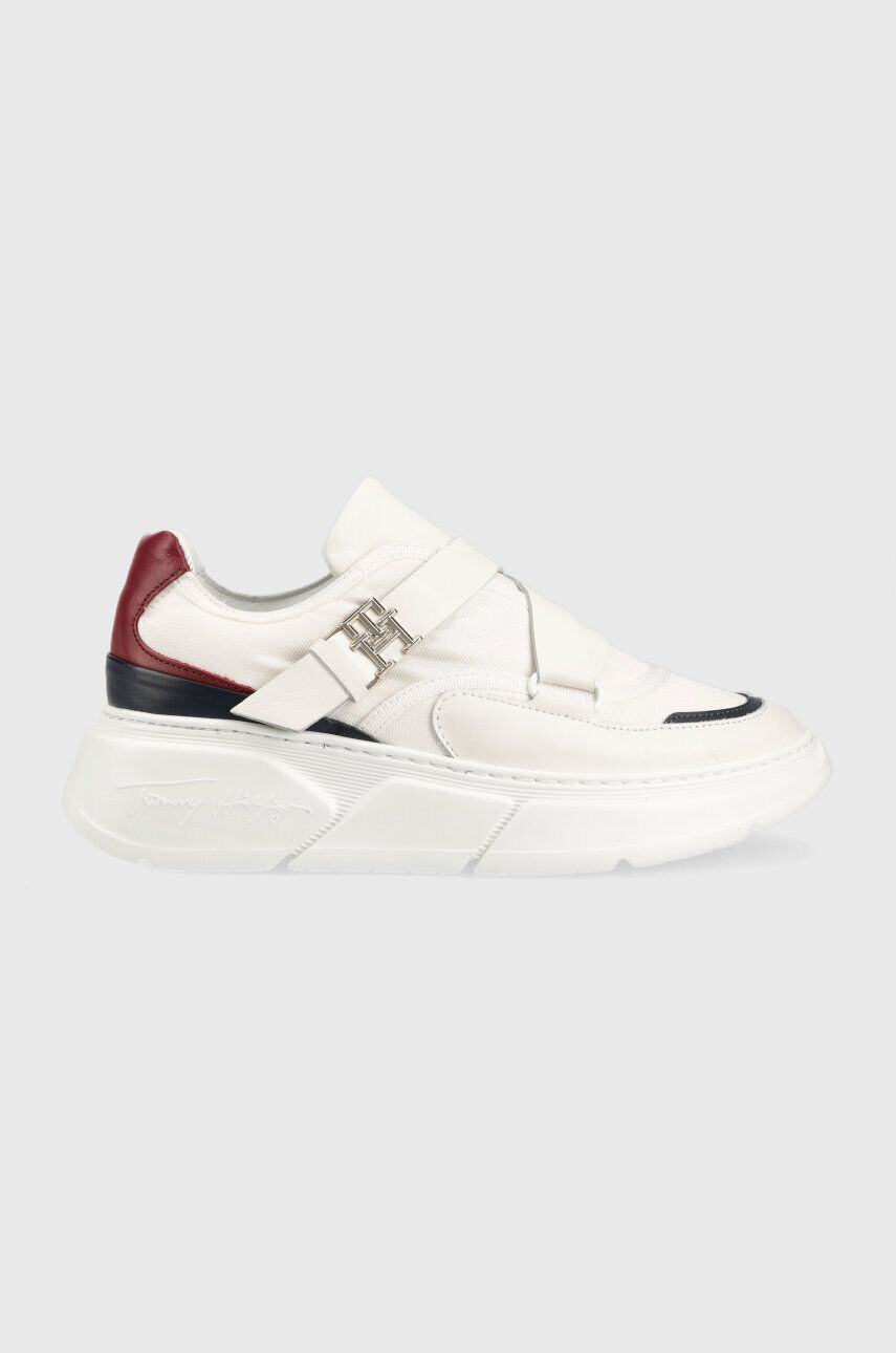 Tommy Hilfiger Маратонки LUX HRDWARE SNEAKER в бяло FW0FW07110 - Pepit.bg