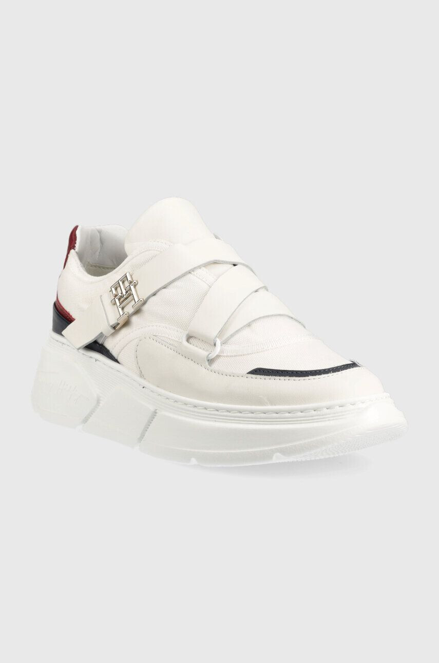 Tommy Hilfiger Маратонки LUX HRDWARE SNEAKER в бяло FW0FW07110 - Pepit.bg