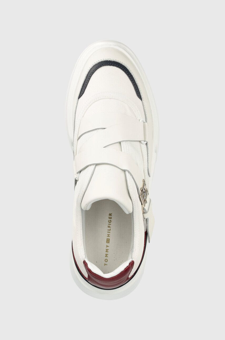 Tommy Hilfiger Маратонки LUX HRDWARE SNEAKER в бяло FW0FW07110 - Pepit.bg