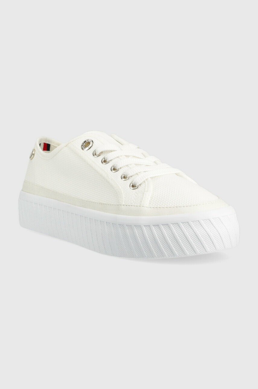 Tommy Hilfiger Маратонки PLATFORM VULCANIZED SNEAKER в бяло - Pepit.bg