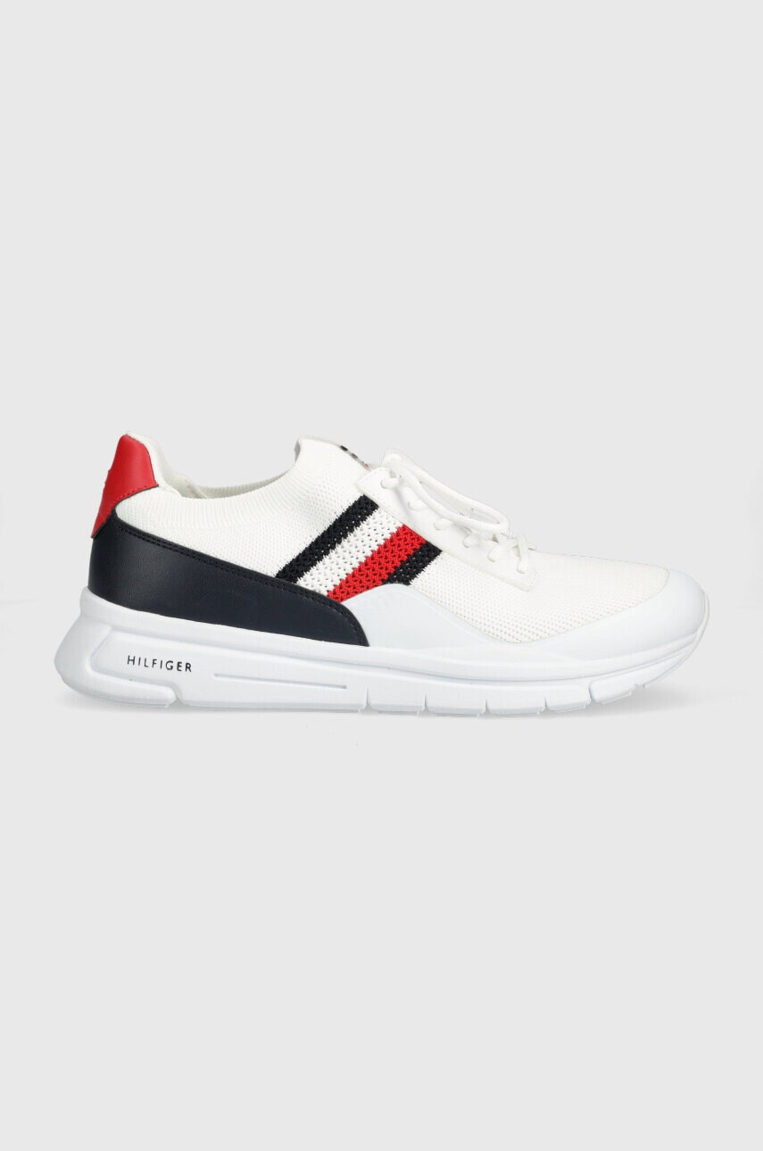 Tommy Hilfiger Маратонки PREMIUM LIGHTWEIGHT RUNNER KNIT в бяло - Pepit.bg