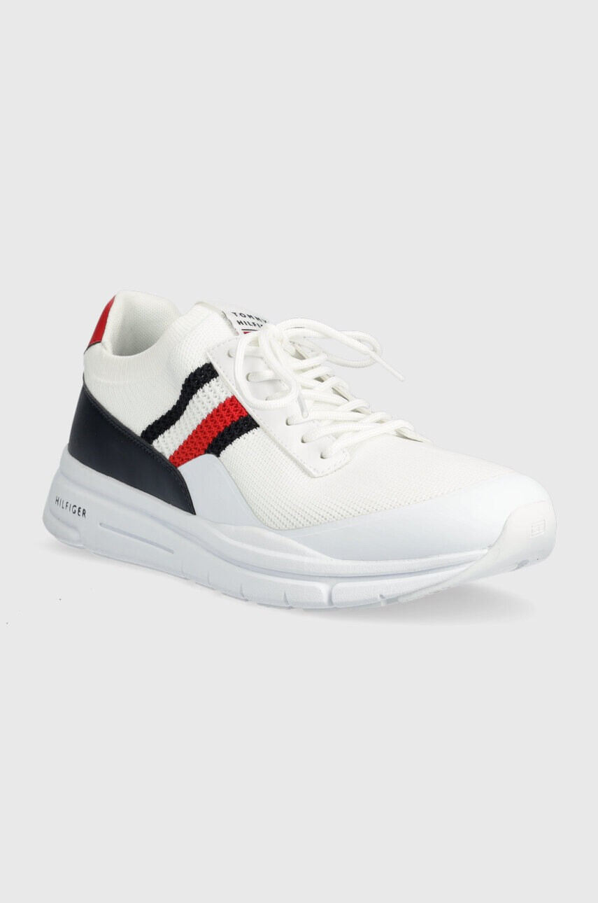 Tommy Hilfiger Маратонки PREMIUM LIGHTWEIGHT RUNNER KNIT в бяло - Pepit.bg