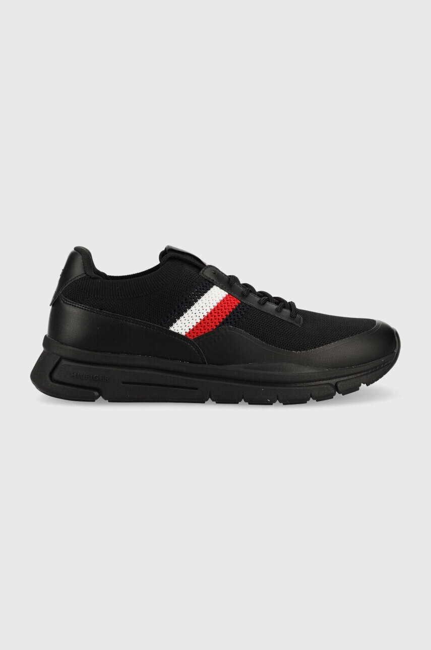 Tommy Hilfiger Маратонки PREMIUM LIGHTWEIGHT RUNNER KNIT в черно - Pepit.bg