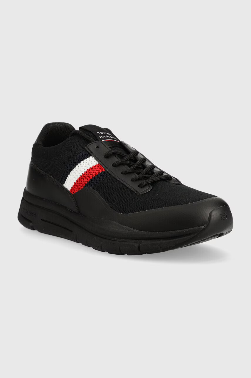 Tommy Hilfiger Маратонки PREMIUM LIGHTWEIGHT RUNNER KNIT в черно - Pepit.bg