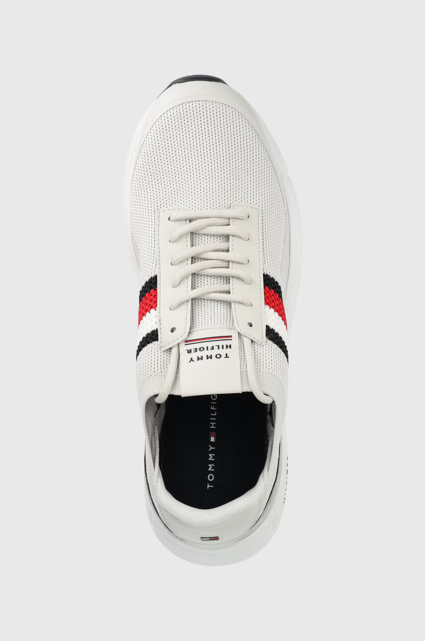 Tommy Hilfiger Маратонки PREMIUM LIGHTWEIGHT RUNNER KNIT в сиво - Pepit.bg