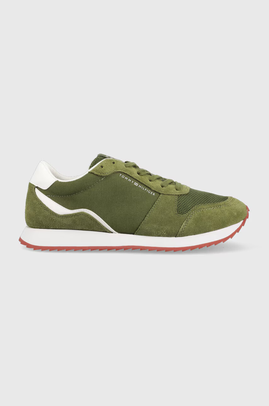 Tommy Hilfiger Маратонки RUNNER EVO MIX в зелено FM0FM04478 - Pepit.bg