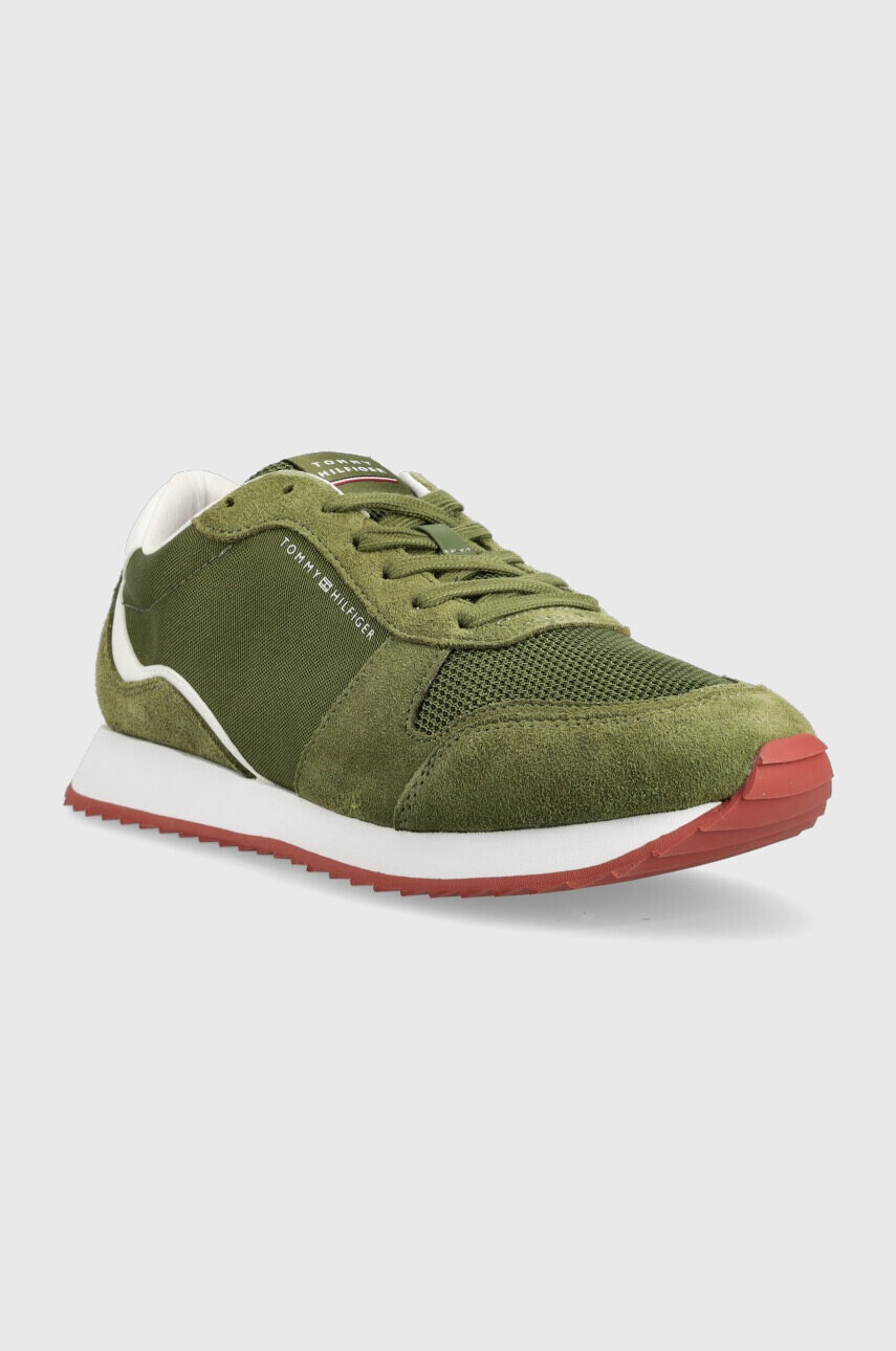 Tommy Hilfiger Маратонки RUNNER EVO MIX в зелено FM0FM04478 - Pepit.bg