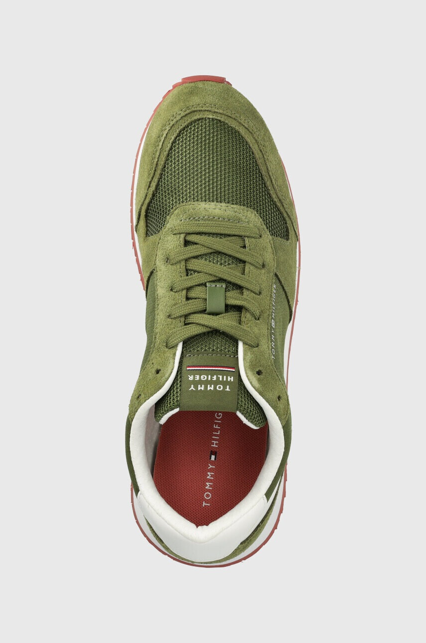 Tommy Hilfiger Маратонки RUNNER EVO MIX в зелено FM0FM04478 - Pepit.bg