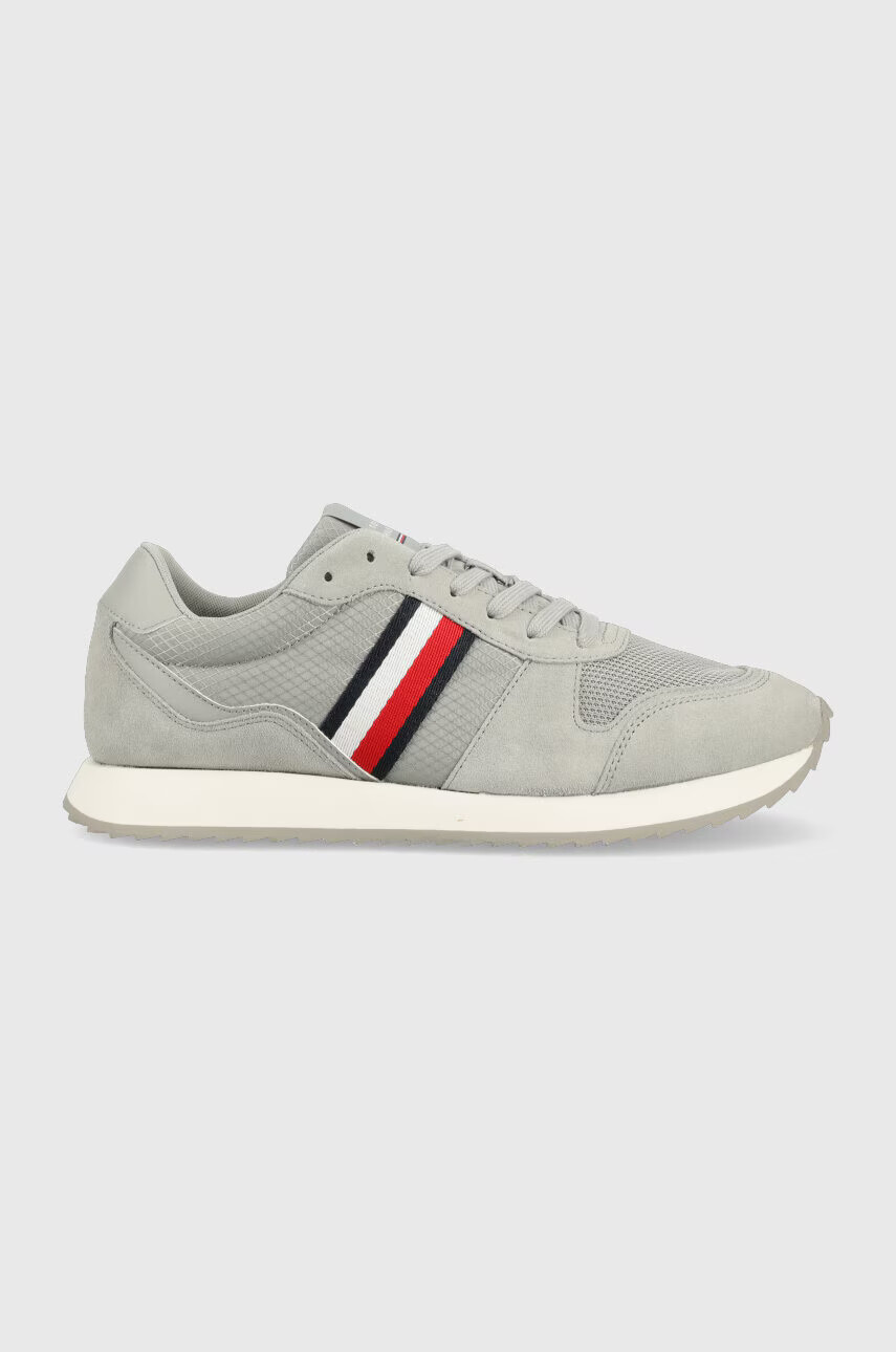 Tommy Hilfiger Маратонки RUNNER EVO MIX в сиво FM0FM04699 - Pepit.bg