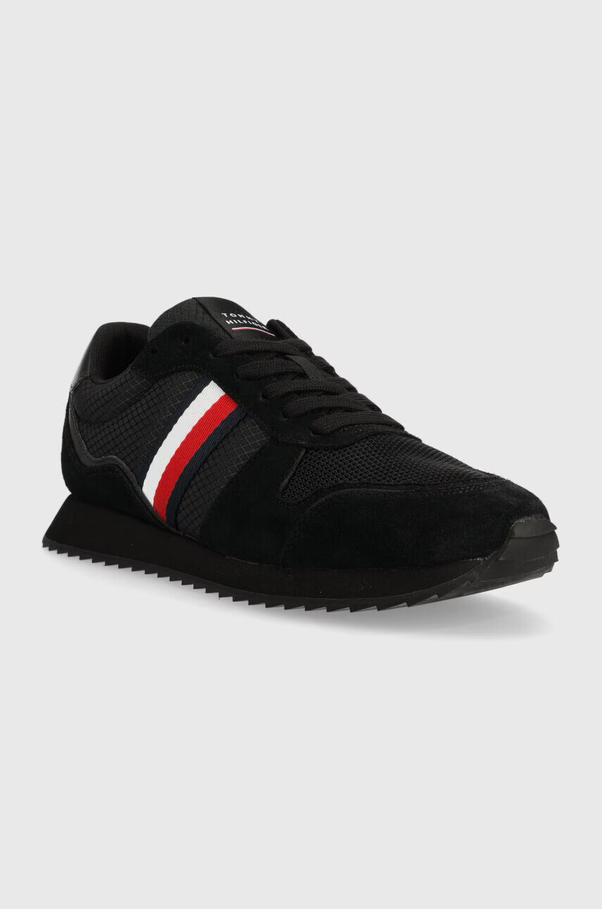 Tommy Hilfiger Маратонки RUNNER EVO MIX в черно FM0FM04699 - Pepit.bg