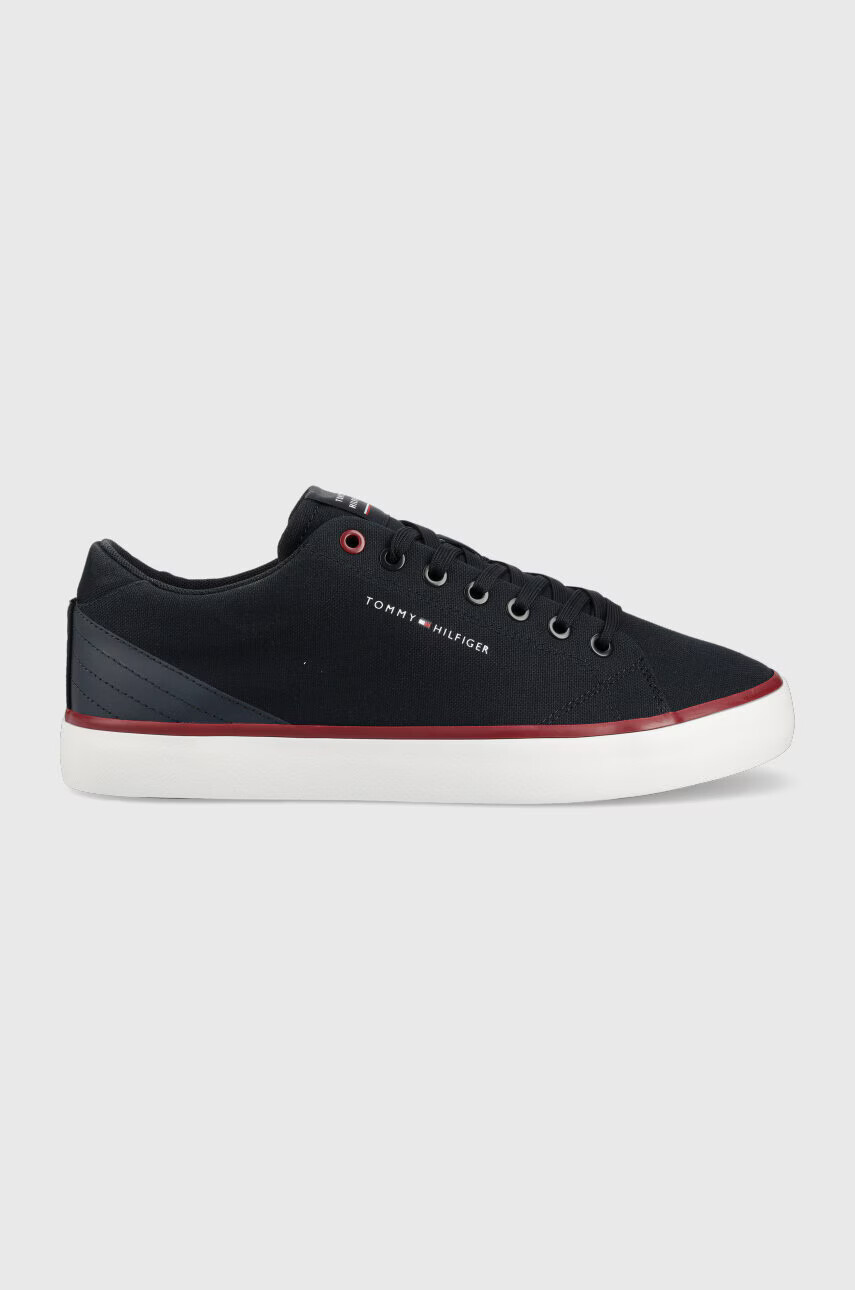 Tommy Hilfiger Маратонки TH HI VULC CORE LOW CANVAS в бяло FM0FM04737 - Pepit.bg