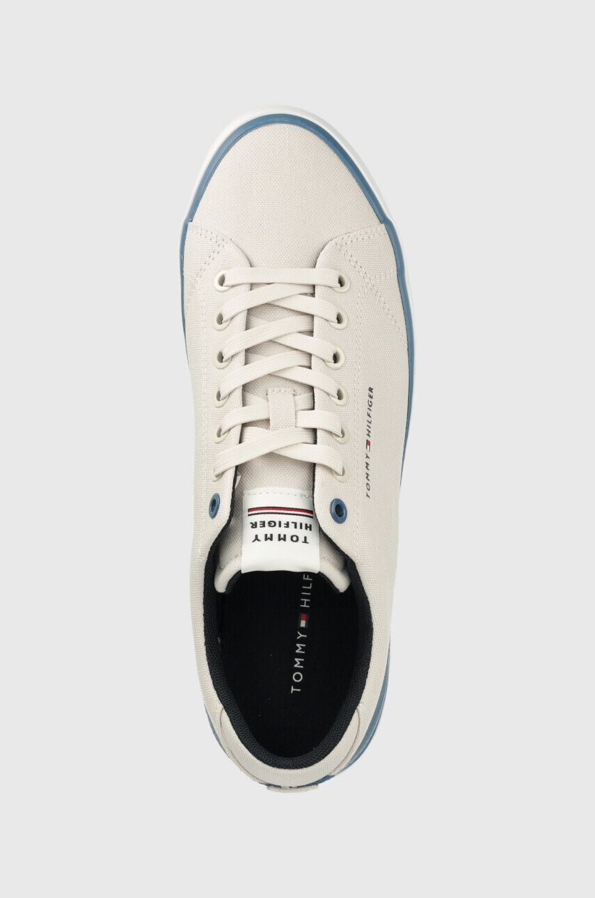 Tommy Hilfiger Маратонки TH HI VULC CORE LOW CANVAS в бяло FM0FM04737 - Pepit.bg