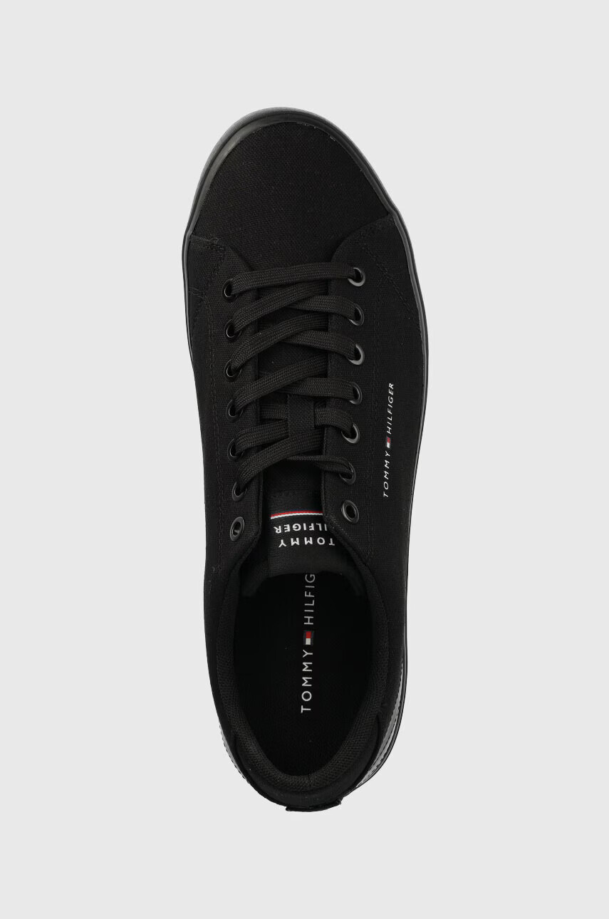 Tommy Hilfiger Маратонки TH HI VULC CORE LOW CANVAS в черно FM0FM04737 - Pepit.bg