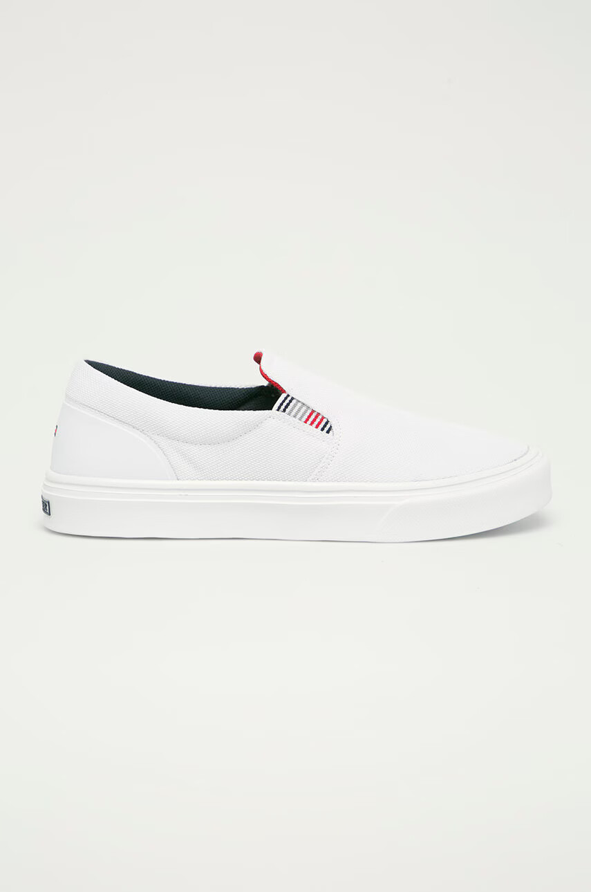 Tommy Hilfiger Ниски кецове мъжки в бяло - Pepit.bg